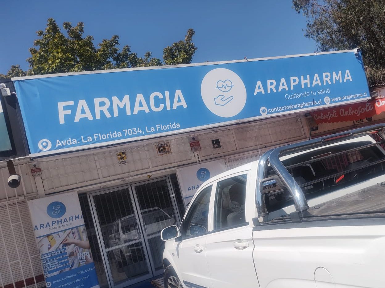 Fachada de Farmacia Arapharma en Av. La Florida 7034